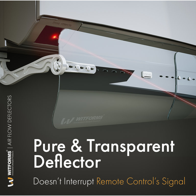 Witforms / Classic - Adjustable AC Air Deflector Suitable For Split Air Conditioners. Enhance Cooling And Heating Circulation