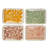 Claiborne Stoneware Plate in Four Styles with Abstract Design, Multicolor, Set of 12