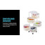Chariot roulant de rangement pour la cuisine avec roulettes - Paniers à fruits et légumes rotatifs à 5 niveaux pour l'organisation et le rangement de la cuisine - Chariot en métal pour garde-manger, salle de bain ou salle d'artisanat par (Blanc)-729080480
