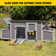 Cyani 11.2 Square Feet Chicken Coop with Roosting Bar For Up To 2 Chickens