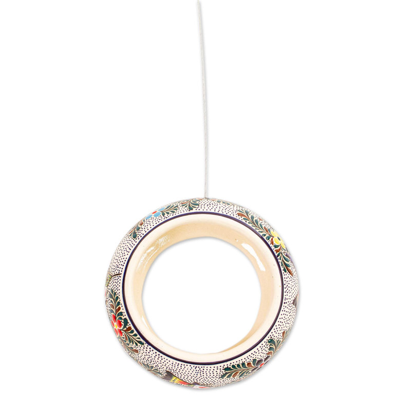 Handmade Feeding Circle Ceramic Bird Feeder