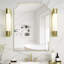 Miroir mural arqué en fer pour salle de bain et chambre à coucher-1011175145-1011175142