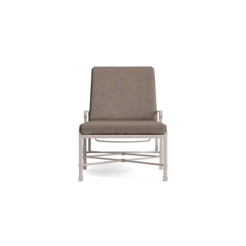 Venetian Outdoor Chaise Lounge, Fusion Moccasian, Dove Smooth