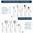 Silverware Set For 12, 65-piece 18/10 Stainless Steel Flatware Set With Serving Utensils