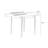 Chestnut colour Oval Solid Wood Dining table