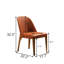 Chaise d’appoint rembourrée rouge brique Klein