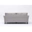 Canapé en tissu tissé gris clair Damian-38055602