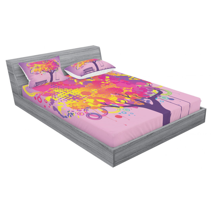 Microfiber Sheet Set, Full Sheet Set with Fitted Sheet