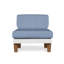 Catalina Outdoor Teak Lounge Chair-502431822-502431838