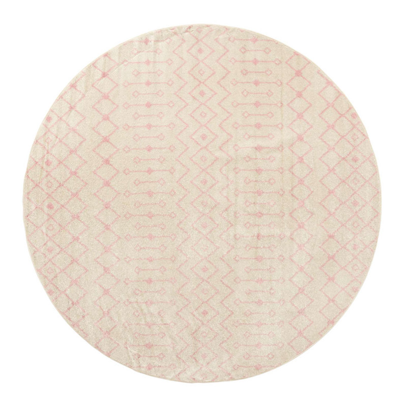 Somerville Geometric Indoor Rug, Round 10'