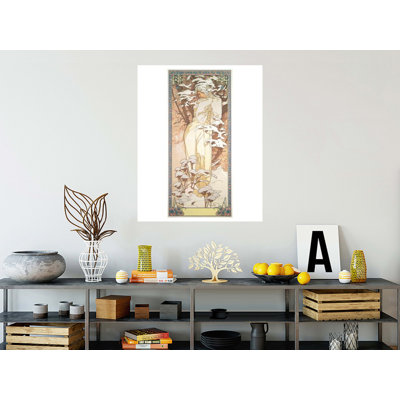 The Seasons: Winter (1900) by Alphonse Mucha - Giclee Print