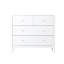 Commode blanche à 4 tiroirs pour enfants - rangement en bois 35,4 po pour chambre de bébé et de tout-petit