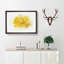 Sole Yellow Daffodil in Abstract - Picture Frame Painting Print on MDF-55726430-55726432