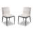 Annandale Upholstered Side Chair in Ivory