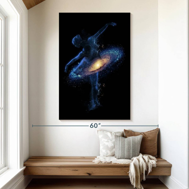 Enn Cosmic Dance, 51" H x 34" W