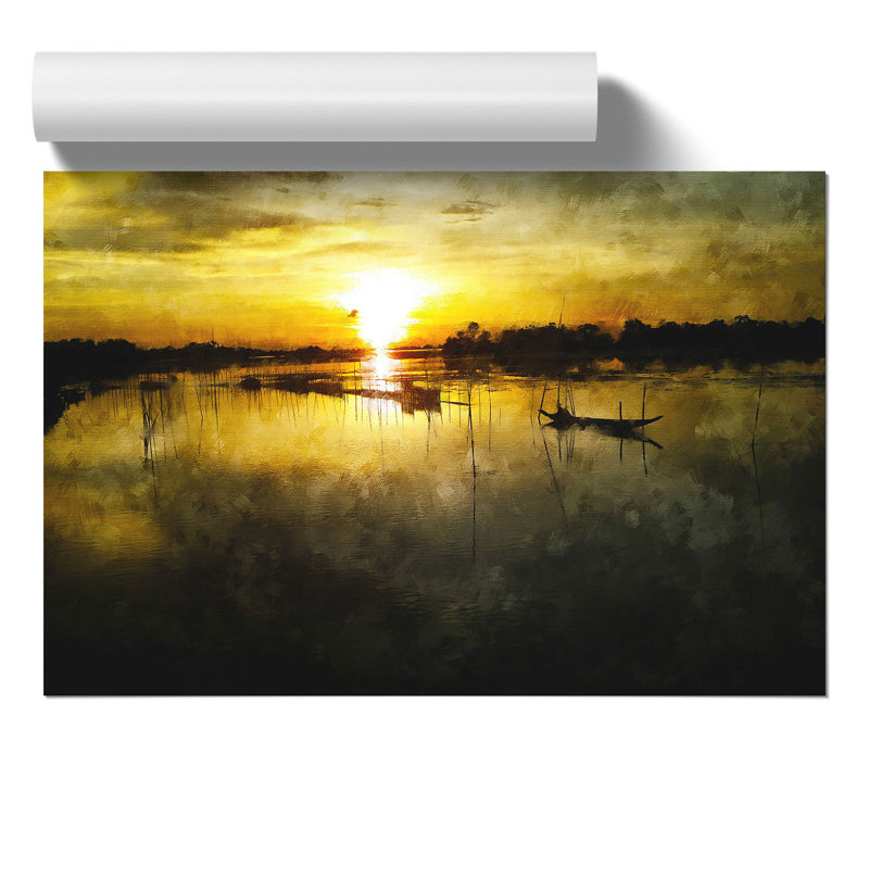 Fishing Boats In Bangladesh - No Frame Print, 42cm H x 59cm W x 0.1cm D