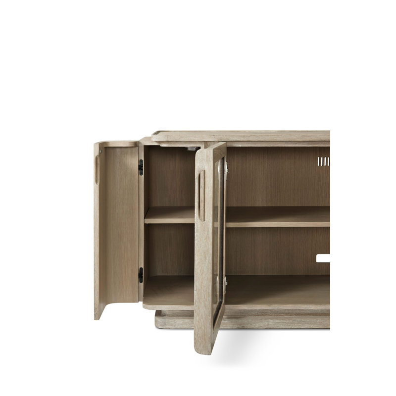 Repose Media Console, Gray Oak
