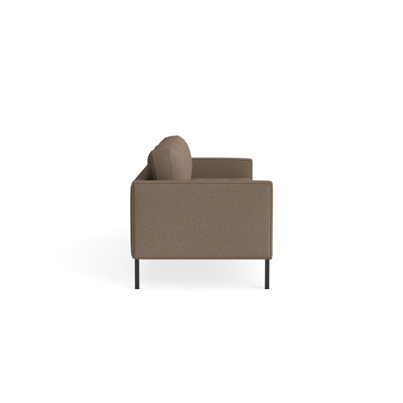 MTO - Paramount Sofa Metal Legs, 32" H x 95" W x 34" D, Kvadrat Autumn Cardamom