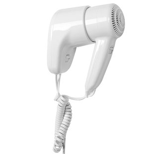 Hands Free Hair Dryer Holder - Blow Drying Wall Mount Design - Stand Adjusts