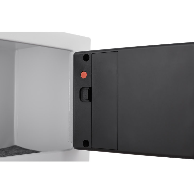 Petit coffre-fort pour la maison avec clé et mot de passe, petite armoire de rangement de 0,23 pi³ pour l'argent, les documents et les objets de valeur | Idée de cadeau