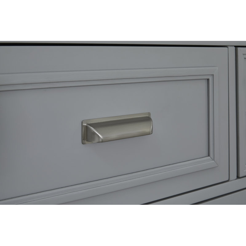 Commode à tiroirs gris, Gris