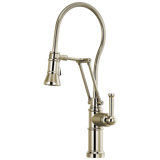 Artesso® Articulating Single Handle Kitchen Faucet With Finished Hose