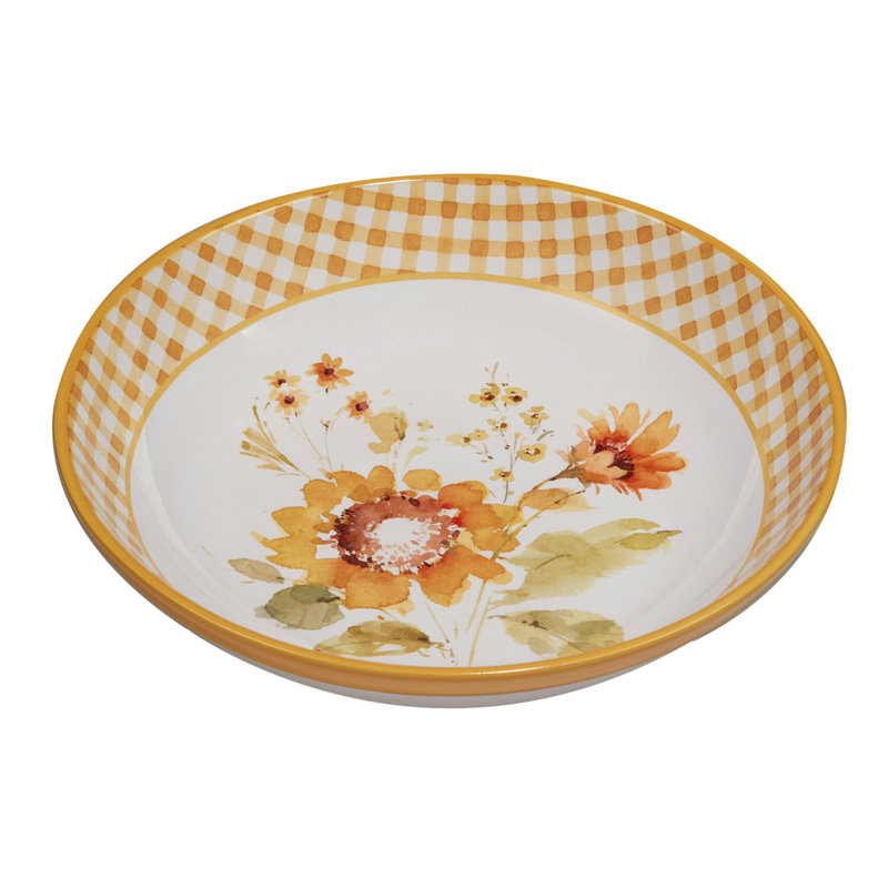 Certified International Sunflowers Forever Serving Bowl