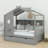 Wooden House Bed-500736707-500736704