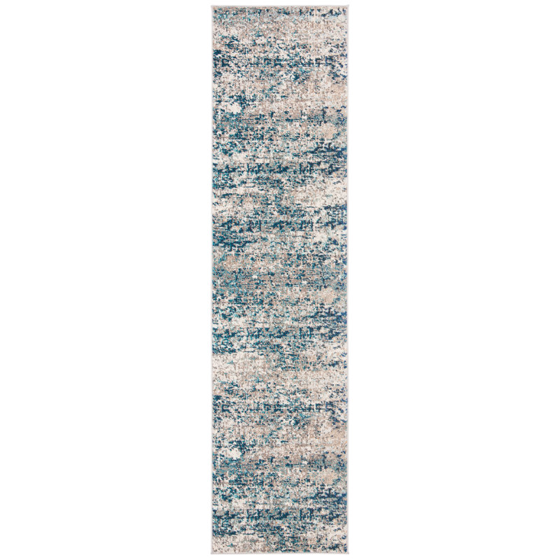 Madison Performance Abstract Rug, Runner 2'2" x 14'