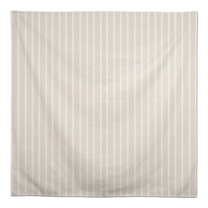 Nappe crème et blanche