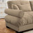 Comfort Oversized Modular Velvet Sectional Sofa Couch With Movable Ottoman,Corner Sectional With Bolstered Armrests, Deep Seat Cloud Couch, Convertible L Shaped Couch For Living Room-1959273709-1959273700