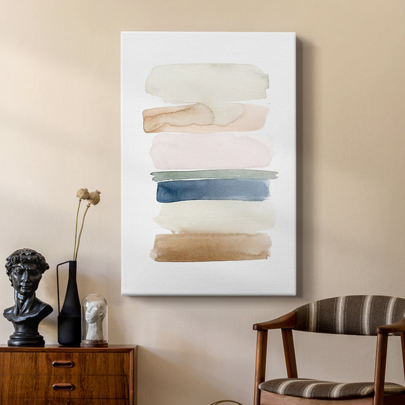 Faint Swatches I - Gallery Cavas, H 27 po x l 18 po
