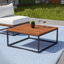 Table basse en bois massif d'acacia Horsforth