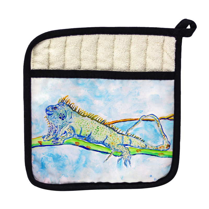Cuisinier poignée iguane intérieure betsy drake