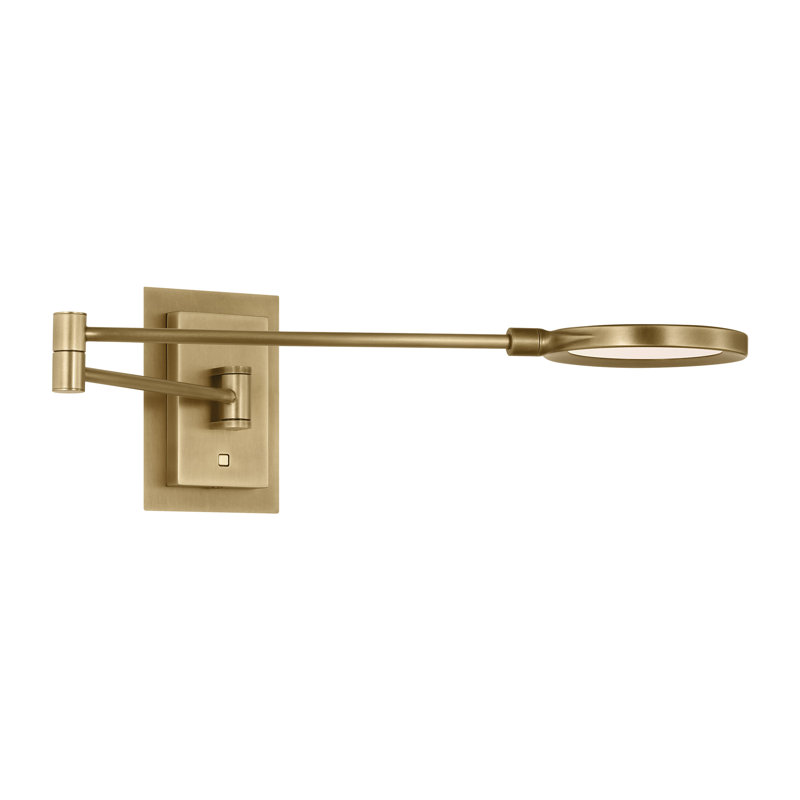 Spectica 1 - Light LED Swing Arm, Plated Brass