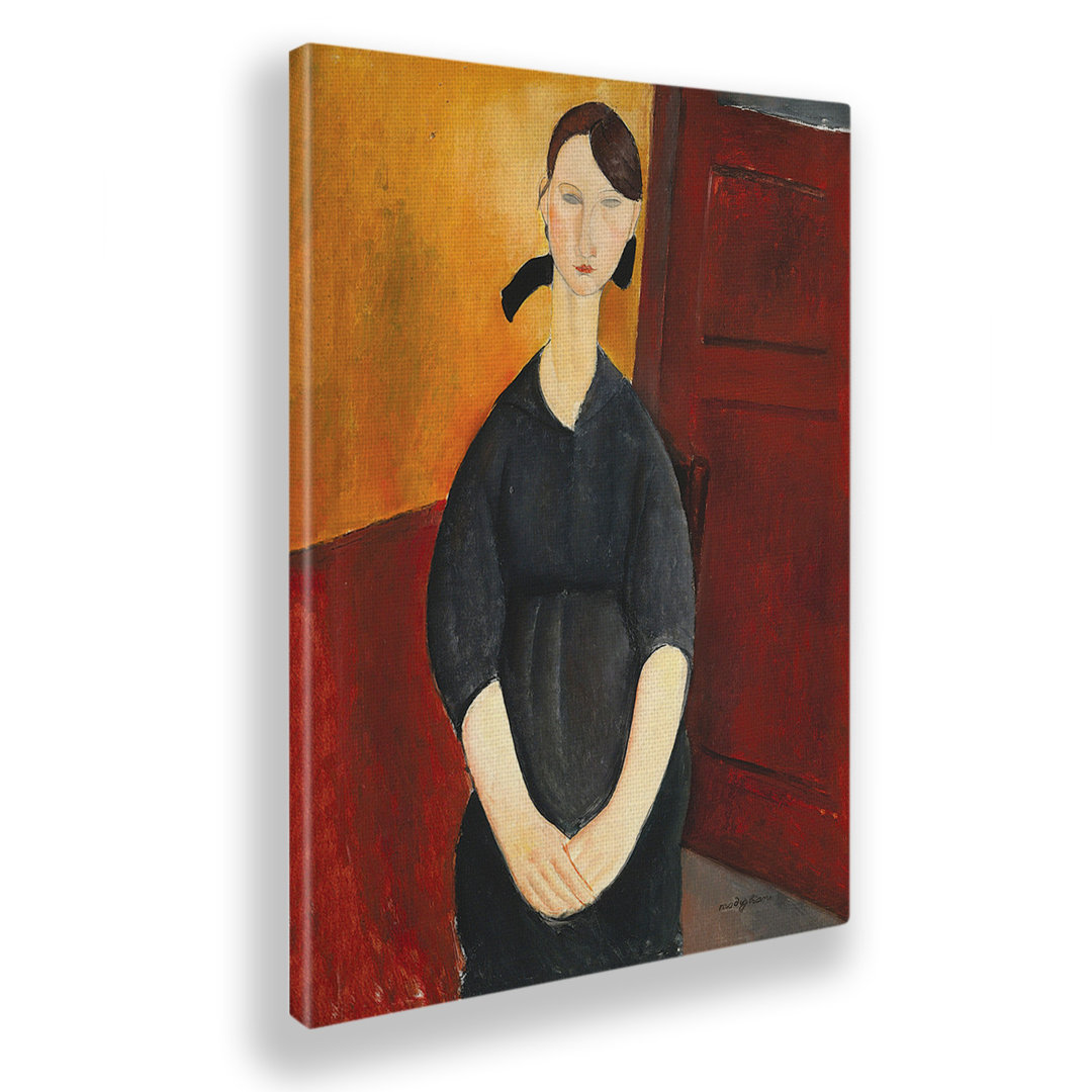 Wandbild Paulette Jordain von Amedeo Modigliani