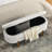 Modern Oval Upholstered Storage Bench