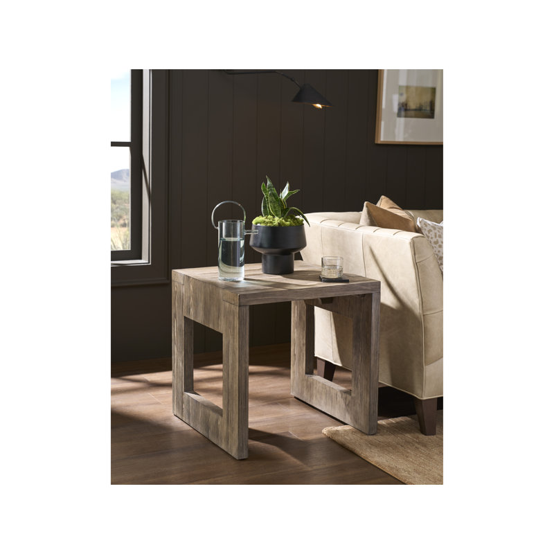 Dwell End Table, Ivory