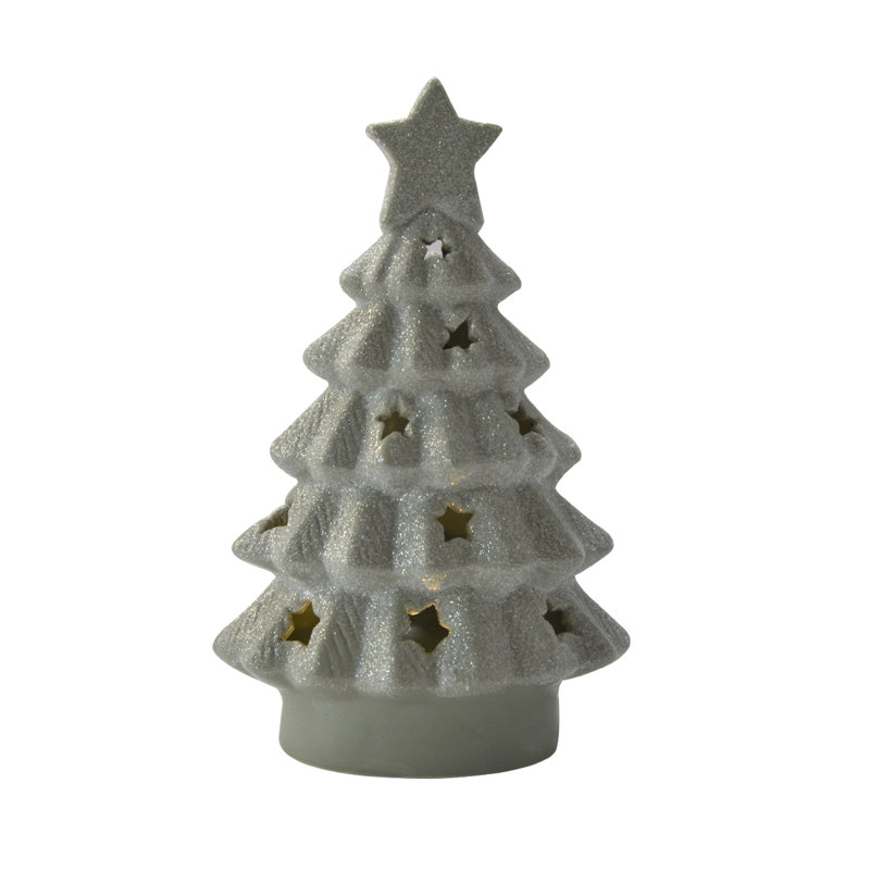 Arbre de Noël à DEL avec étoile, Vert