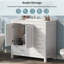 Freestanding Standard Free Standing Single Double Vanity Bathroom Vanity With Ceramic Top-628595441
