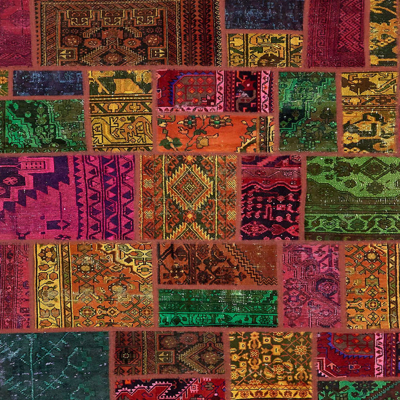 Abstract Indoor Rug, Square 8'