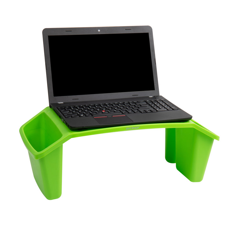  Bureau pour ordinateur portable, plateau d'activité, dessin, empilable, salle de classe, portable, plastique, Vert