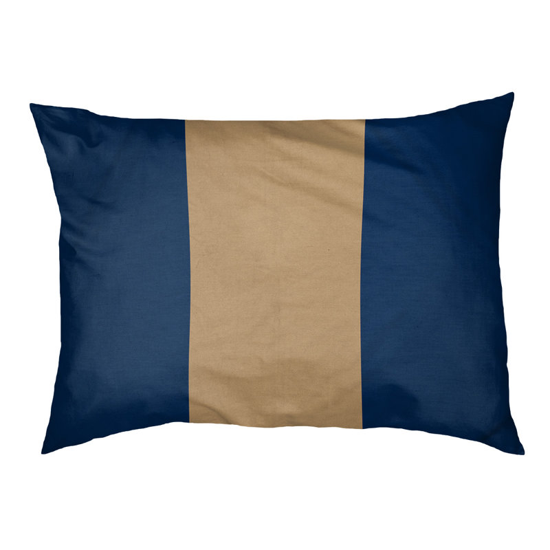 Coussin Arizona, Grand (l 40 po x P 30 po x H 14 po), Bleu marine / or Kasota des Twins de Minnesota / b