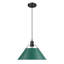 Petit luminaire suspendu Akifumi avec pin vert-173995352-173995332