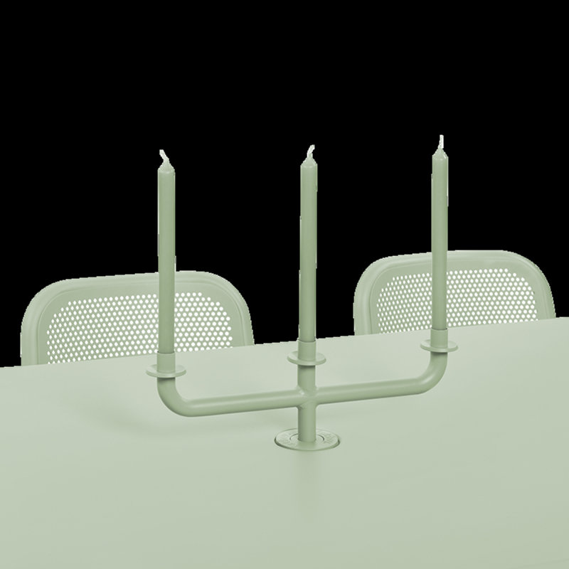 Toni Candle Holder, Mist Green