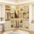 Freestanding Corner Closet Organizer 87.2" L x 39.2" W x 80" H with 5 Drawers and 12 Shelves-445517945