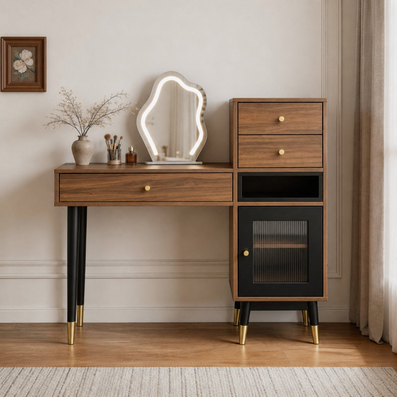 Solid Wood 101 cm W Chest of 3 Drawers
