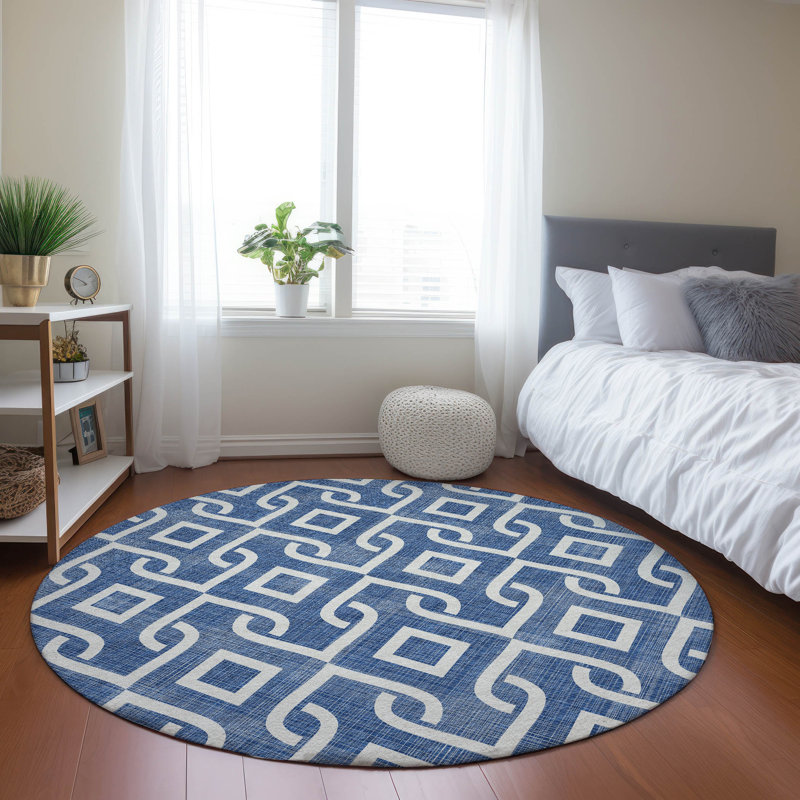  Tapis antidérapant Kaylani, Rond 8 pi