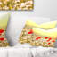 Coussin Wild Meadow avec coquelicots - imprimé floral