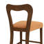 Ensemble de 2 tabourets de comptoir en bois d'hévéa - sièges rembourrés en tissu avec dossier ergonomique - sans accoudoirs-1879615950-1879615949